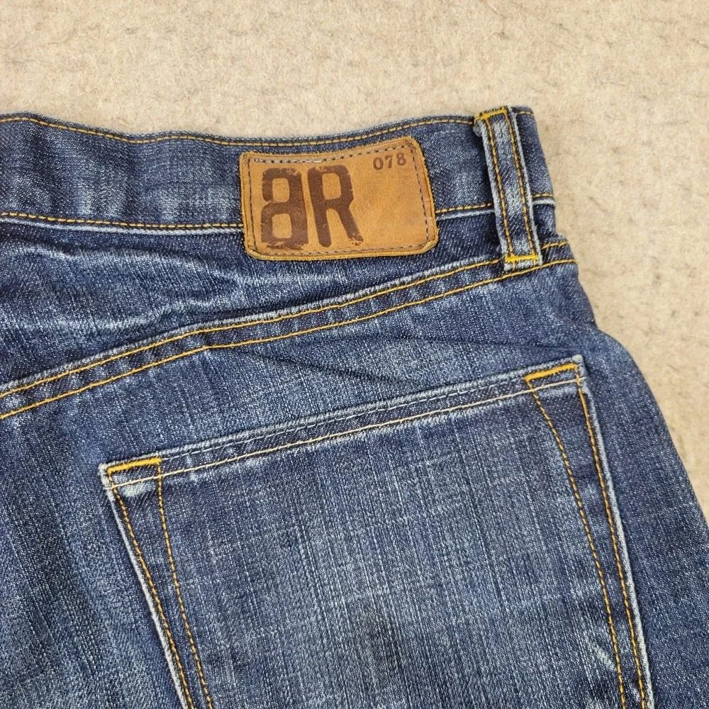 Vintage Banana Republic Straight Leg 078 Mens 31x34 Blue Y2K Baggy Denim